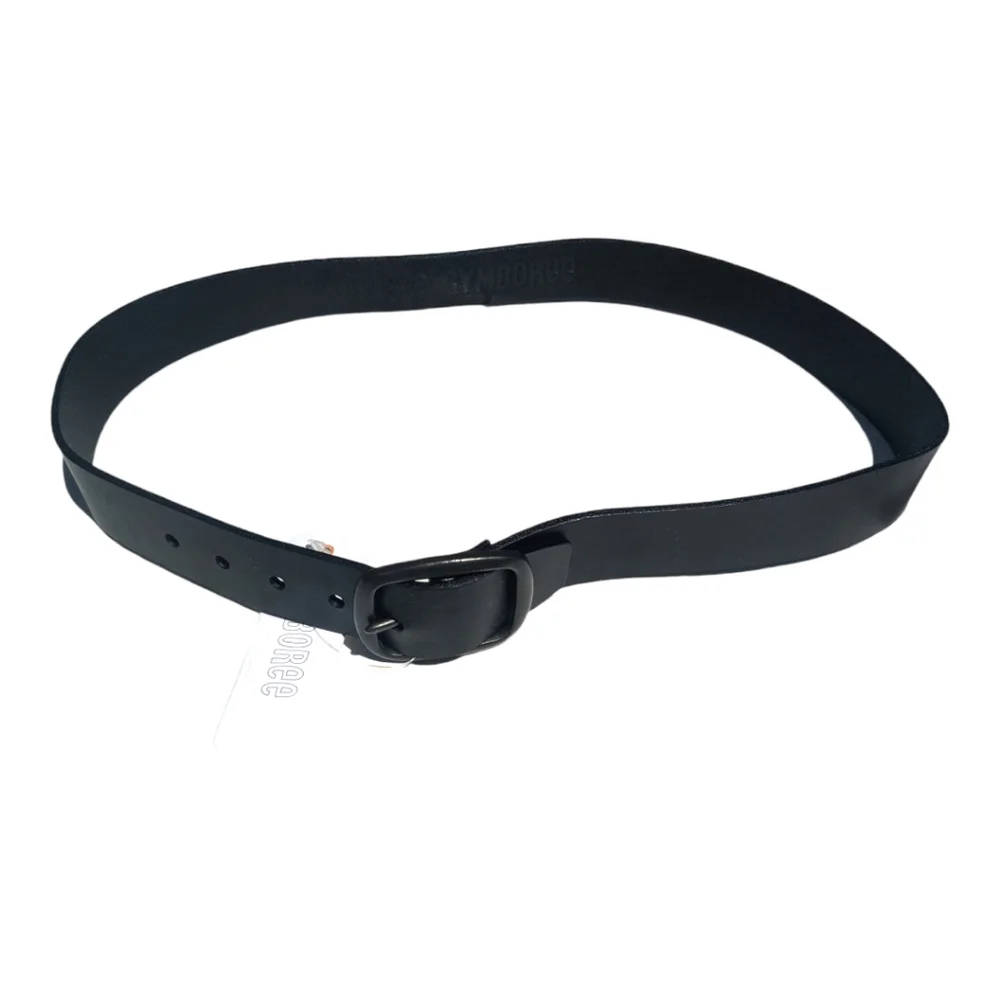 Gymboree Boys L/XL 10-16 Black 100% Leather Belt